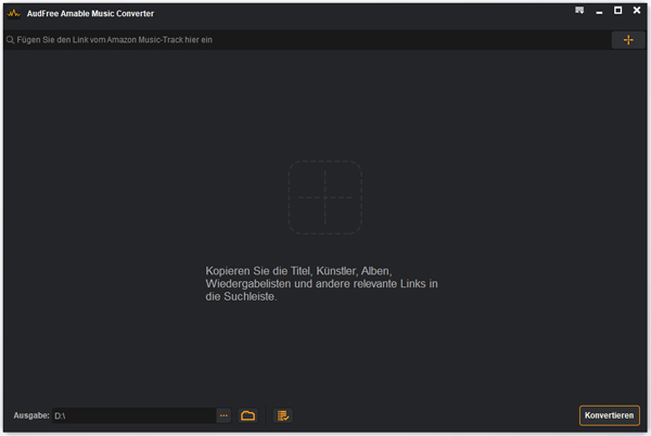 audfree amazon music converter interface
