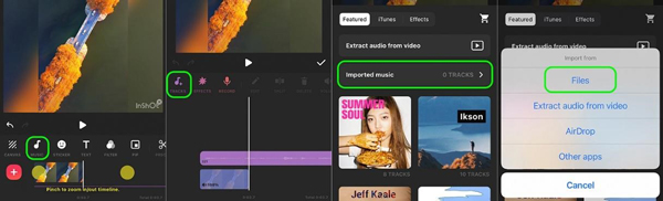 spotify musik zu video iphone mit inshot hinzufügen