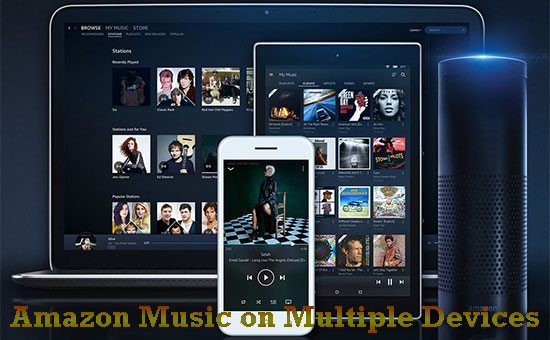 amazon music auf mehreren geräten