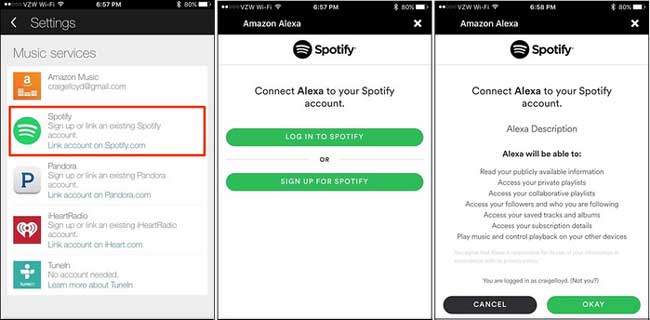 spotify als echo standarddienst auswählen