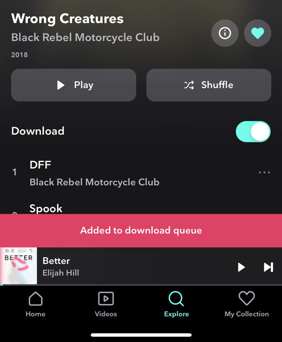 tidal music offline herunterladen