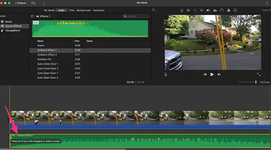 spotify music zu video auf imovie hinzufügen