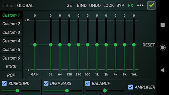 fx equalizer für tidal android