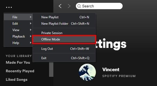 wie man heruntergeladene songs auf spotify pc anzeigt