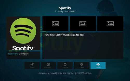 spotify kodi addon installieren