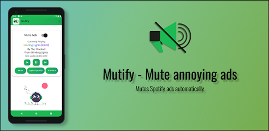 spotify anzeigen blockieren android von mutify