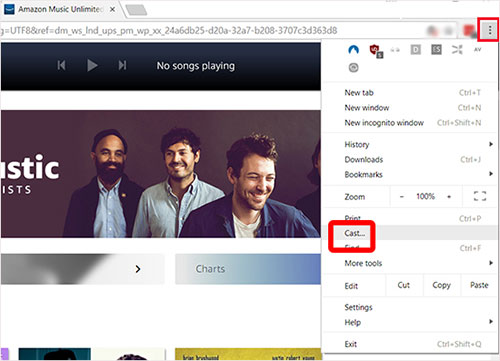 amazon music auf google home über den chrome browser abspielen