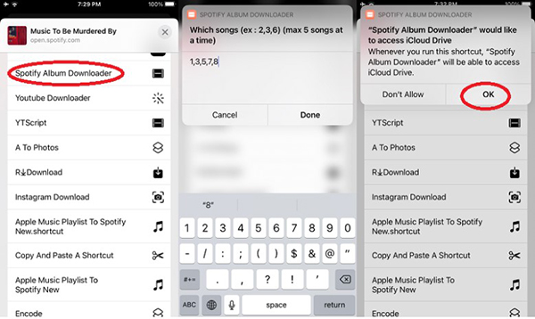 spotify zu mp3 konverter iphone shortcuts