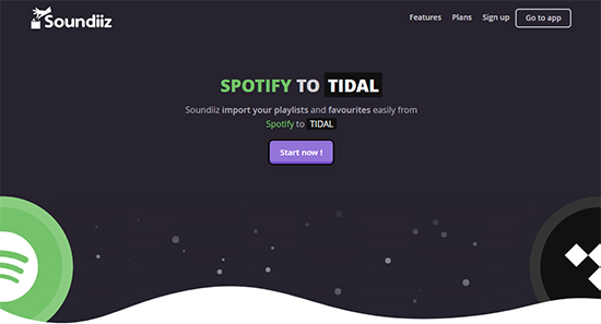 spotify playlist zu tidal übertragen mit soundiiz