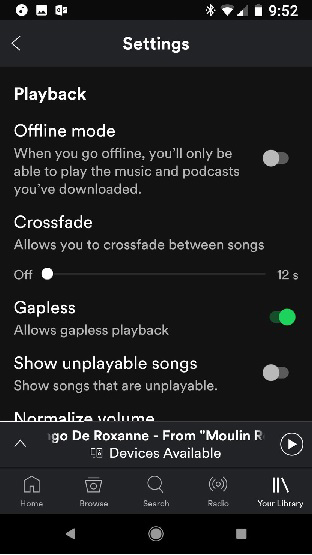 spotify offline auf dem telefon anhören