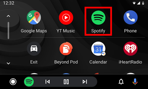 spotify mit android auto zum laufen bringen