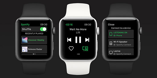 spotify auf apple watch ohne telefon