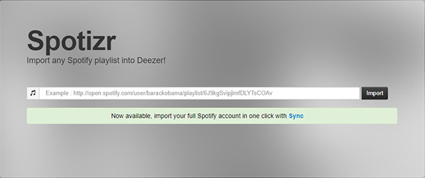 spotizr spotify zu deezer