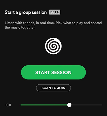 spotify über eine gruppensitzung auf mehreren geräten abspielen