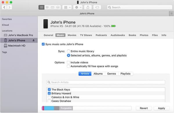 spotify mit iphone synchronisieren mit finder