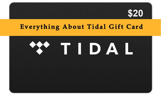 tidal geschenkkarte