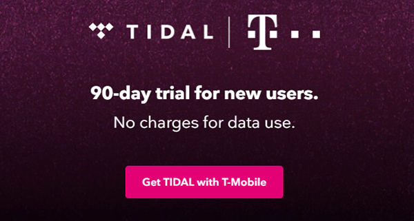 tidal kostenlos über t mobile erhalten