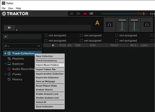 spotify musik in traktor dj zum mixen einfügen