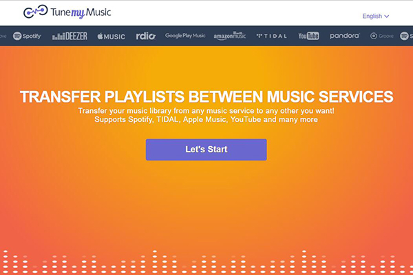 spotify playlist über tunemymusic auf Tidal übertragen