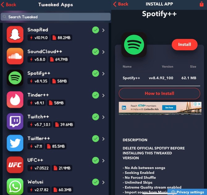 spotify shuffle play über tweakbox ausschalten