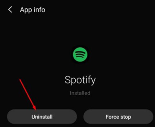 spotify neu installieren um nicht abgespielte spotify songs zu reparieren