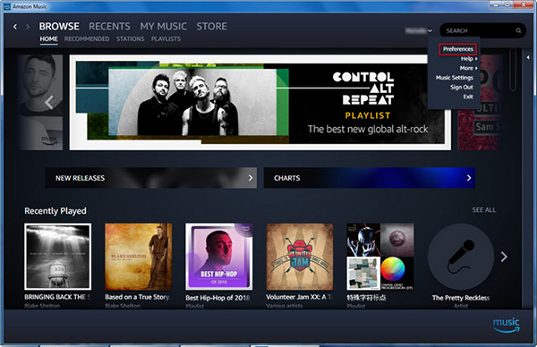 itunes playlist zu amazon music importieren