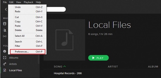 lokale musik auf spotify mac hochladen