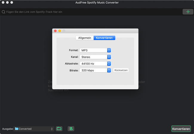 spotify ausgangsformat für usb einstellen