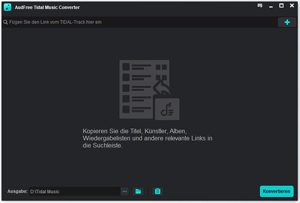 audfree tidal music converter starten